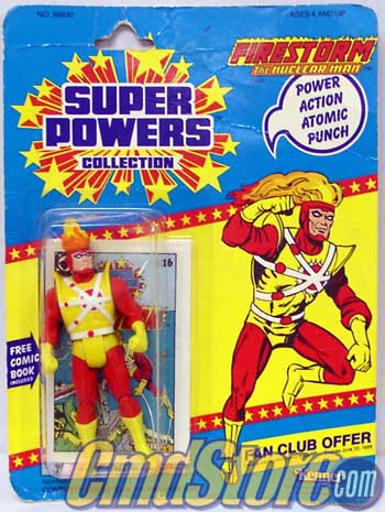 FIRESTORM The Nuclear Man 5" Action Figure SUPER POWERS COLLECTION DC Comics Kenner Toy (SUB-STANDARD PACKAGING)