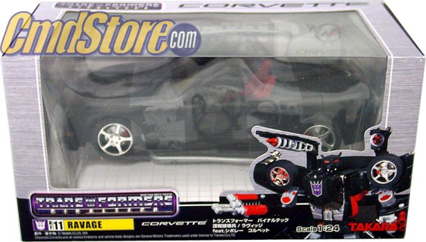 TAKARA トランスフォーマー RAVAGE コルベット 1/24 Amazon.com: TRANSFORMERS Takara BINALTECH BT-11 RAVAGE
