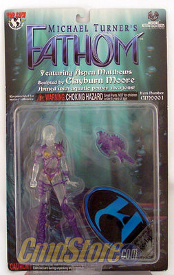 TRANSLUCENT ASPEN FATHOM Micheal Turner Limited Edition EXCLUSIVE Action Figure (Sub-Standard Packaging)