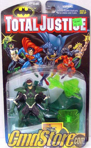 PARALLAX EMERALD TWILIGHT 6" W/Warp Field Action Figure TOTAL JUSTICE Series Kenner TOY