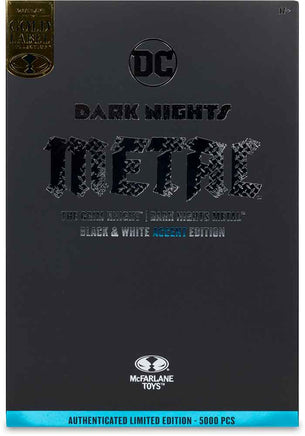 DC Multiverse Dark Nights Metal 7 Inch Action Figure Exclusive - The Grim Knight Black & White Gold Label