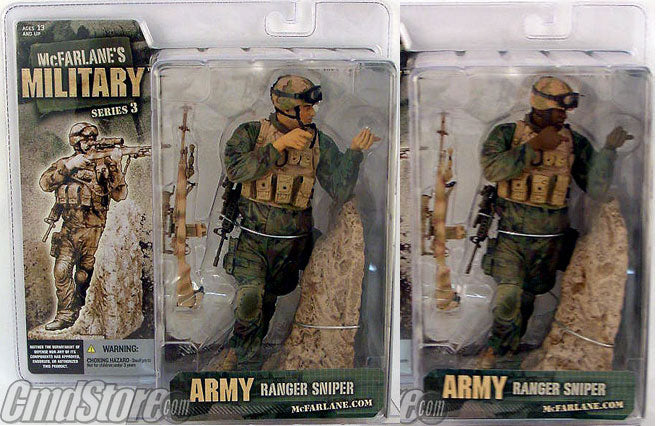 おもちゃ ARMY 3 Military Series 3 Action Figures : Army Ranger Sniper