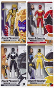 Power Rangers Lightning Collection 6 Inch Action Figure Wave 6 - Set of Zeo Red - Classic Black - Space Yellow - Goldar