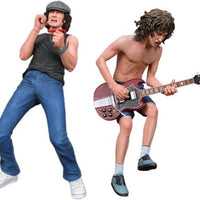 AC/DC 6 Inch Static Figure Reel Toys - Brian Johnson & Angus Young