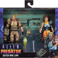 Alien vs Predator Arcade 8 Inch Action Figure Game Series - Dutch & Linn (Shelf Wear Packaging)