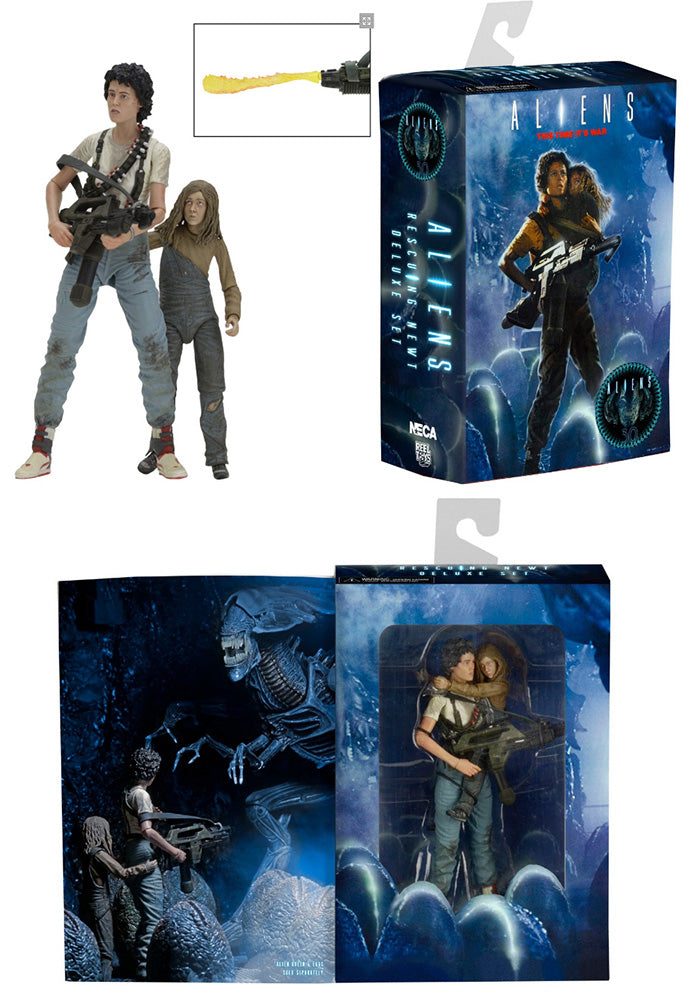 Aliens 7 Inch Action Figure 2-Pack Series - Rescuing Newt Deluxe