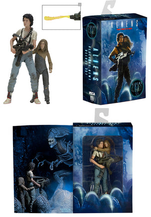 Aliens 7 Inch Action Figure 2-Pack Series - Rescuing Newt Deluxe Aliens 7 Inch Action Figure 2-Pack Series - Rescuing Newt Deluxe