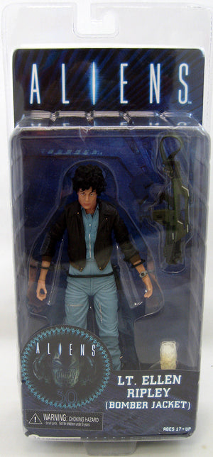 Aliens 7 Inch Action Figure Series 12 - Lt. Ellen Ripley (Bomber Jacket)