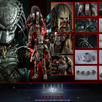 Aliens vs Predator 13 Inch Action Figure Movie Masterpiece 1/6 Scale - Wolf Predator Heavy Weaponry Hot Toys 903149