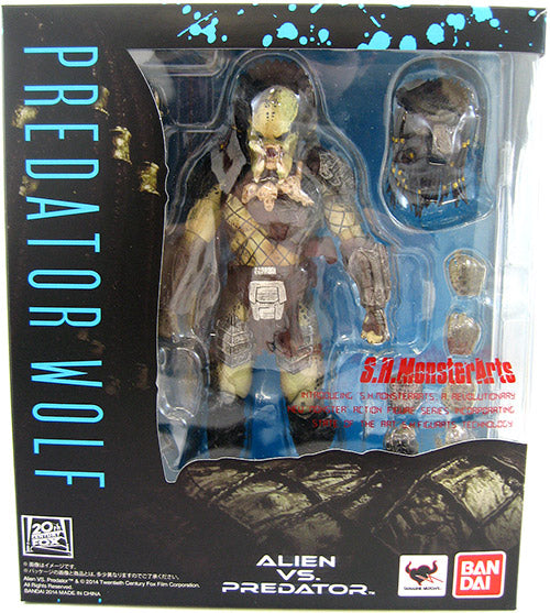 WOLF PREDATOR フィギュア ALIENS vs PREDATOR Alien vs Predator Wolf Predator Action Figure (Battle Damage