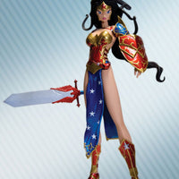 Ame-Comi 9 Inch PVC Statue Heroine Series - Wonder Woman Repaint (Blue & Red Sword)