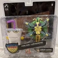 Aqua Teen Hunger Force 6 Inch Action Figure Adult Swim 2-Pack - Master Shake and Mothmonsterman