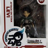 Attack On Titan 3 Inch Action Figure Tamashii Buddies - Levi