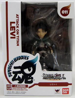 Attack On Titan 3 Inch Action Figure Tamashii Buddies - Levi