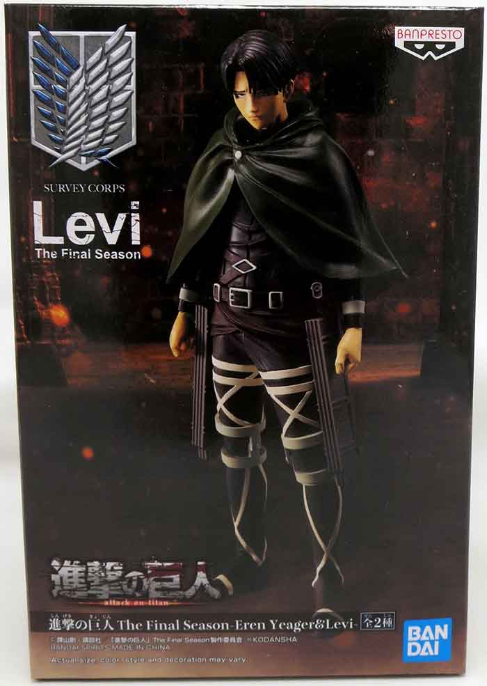 Figurine Levi Banpresto Attack On Titan The Final Season