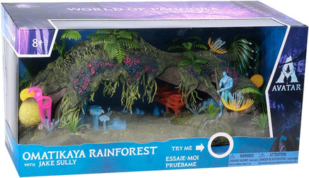 Avatar World of Pandora Playset Deluxe Set - Omatikaya Rainforest with Jake Sully