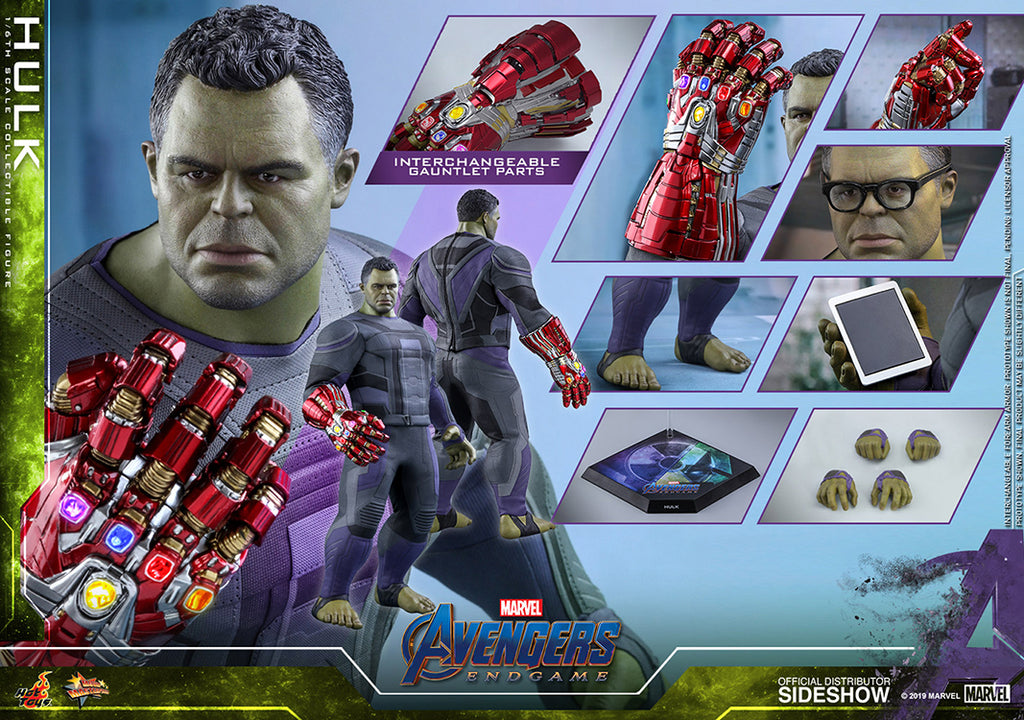 Avengers Endgame 15 Inch Action Figure 1 6 Scale Series Hulk Hot Toy cmdstore