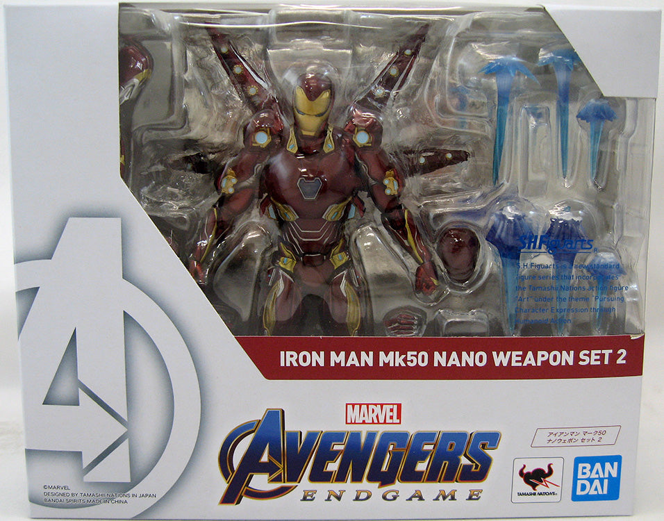 Avengers Endgame 6 Inch Action Figure S.H. Figuarts - Iron Man Mark 50 Nano Weapon