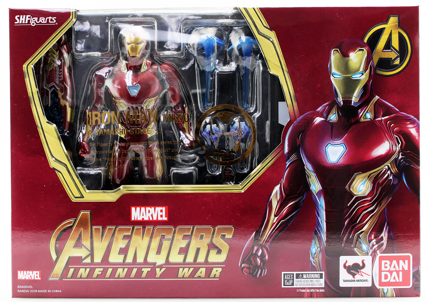 Amazon.com: S. H. Figuarts Avengers Iron Man Mark 50