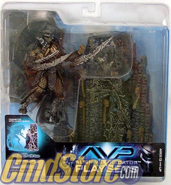 PREDATOR WITH BASE 4" Action Figure ALIEN VS PREDATOR SERIES 2 Spawn McFarlane Toy