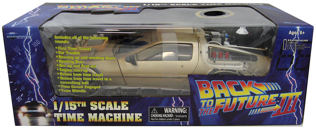 Back To The Future 1:15 Scale Vehicle Figure Part III - Old West Delorean Mark With Lights & Sound