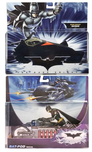 Batman: The Dark Knight 4 Inch Vehicle Figure - Batcycle