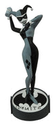 DC Gallery Femme Fatales 9 Inch PVC Statue Batman: The Animated Series Black & White Exclusive - Harley Quinn SDCC 2015