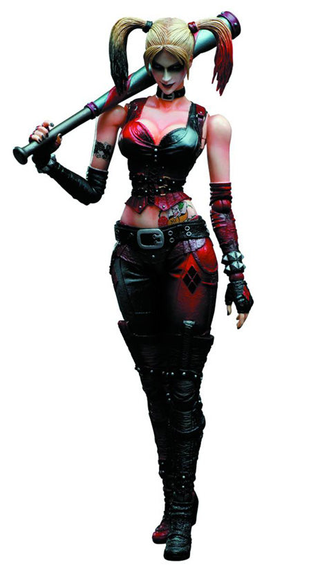 Batman Arkham City 8 Inch Action Figure Play Arts Kai Series 3 - Harley Quinn