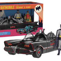 Batman Classic TV 1966 3.75 Inch Scale Vehicle Figure - Batmobile with Batman & Robin