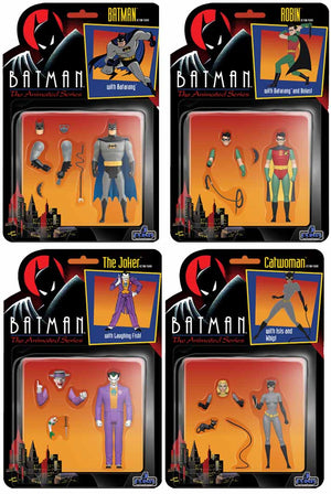 Batman The Animated Series 3.75 Inch Action Figure 5 Points - Set of 4