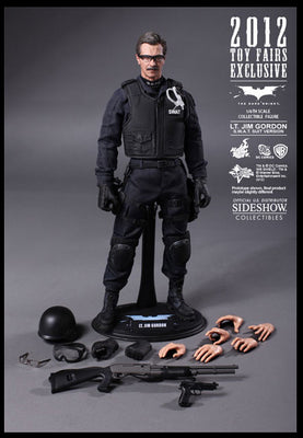 Batman The Dark Knight 12 Inch Doll Figure 1/6 Scale - Lt. Jim Gordon (SWAT Version) Hot Toys (Sub-Standard Packaging)