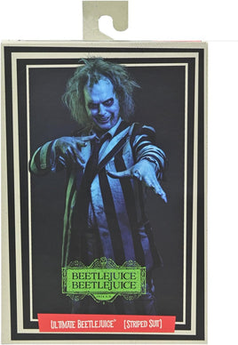 Beetlejuice 7 Inch Action Figure Ultimate - Beetlejuice Striped Suit