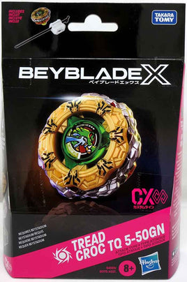 Beyblade X Starter Pack - Tread Croc TQ 5-50GN With Launcher