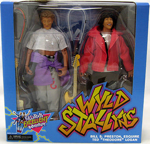 Bill & Ted Excellent Adventure 8 Inch Doll Figure Clothed Retro Series - Bill & Ted