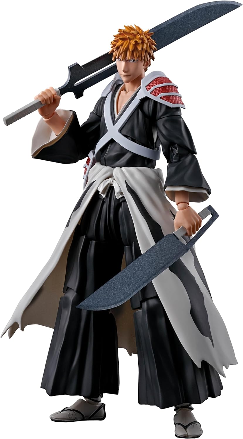 Bleach 6 Inch Action Figure S.H. Figuarts - Ichigo Kurosaki -Dual Zangetsu