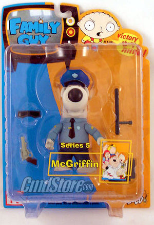 Family Guy Series 5 6" Figure: Brian as McGriffin (Sub-Standard Packaging)