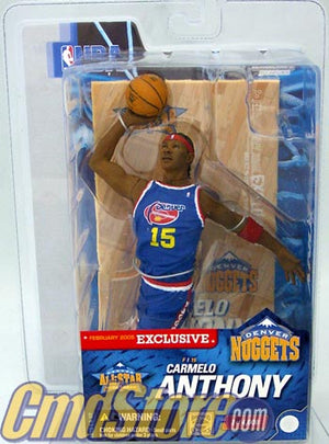 CARMELO ANTHONY EXCLUSIVE 6" Action Figure NBA ALL-STAR GAME 2005 McFarlane Sportspicks Toy