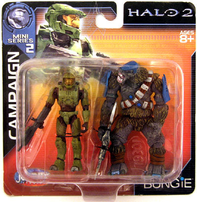 Campaign Pack Halo 2 Action Figure Mini Series 2 Joyride Toys Sub Standard Packaging