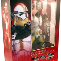 CLONE TROOPER COMMANDER BLY 12.8" Figure STAR WARS Pre-Painted Soft Vinyl Model Kits KOTOBUKIYA