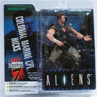 COLONIAL MARINE CORPORAL HICKS 6" Action Figure Aliens MOVIE MANIACS Series 7 McFarlane Toys