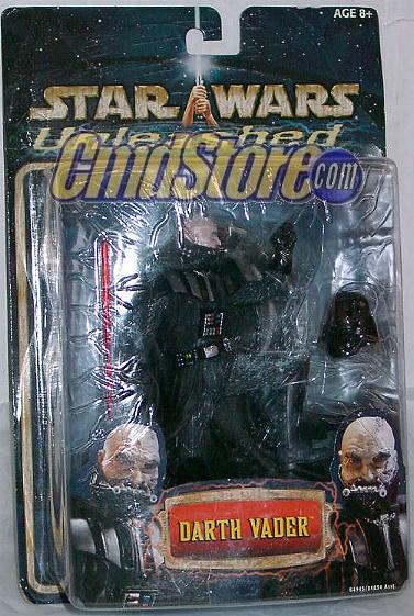 DARTH VADER UNMASKED Unleashed Saga OLD PACKAGING Saga Star Wars Figure