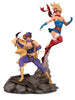 DC Bombshells 15 Inch Statue Figure Celebration Series - Batgirl & Supergirl