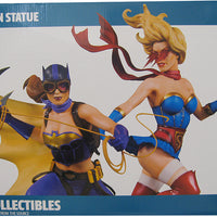 DC Bombshells 15 Inch Statue Figure Celebration Series - Batgirl & Supergirl