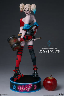 DC Collectible 20 Inch Statue Figure Premium Format - Harley Quinn Hell On Wheels Sideshow 300714