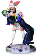 DC Comics Bombshells 10 Inch Statue Figure - The Joker And Harley Quinn