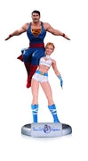 DC Comics Bombshells 13 Inch Statue Figure - Power Girl & Superman