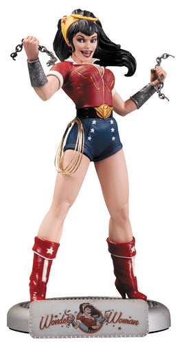DC Comics Bombshells 10 Inch Statue Figure - Wonder Woman (Non Mint Packaging)