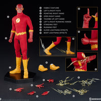 DC Comics Collectible 12 Inch Action Figure 1/6 Scale Series - The Flash Sideshoww 100237