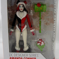 DC Designer Series 6 Inch Action Figure Amanda Conner Series - Holiday Harley Quinn