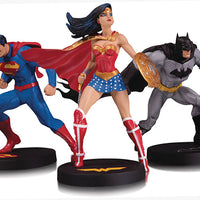 DC Designer Series 7 Inch Statue Figure Jim Lee - Trinity 3-Pack